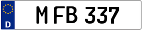 Truck License Plate